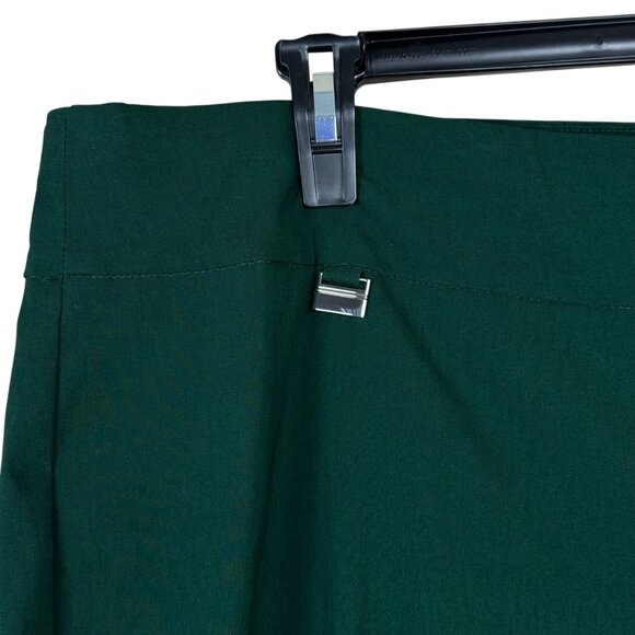 Alfani NEW Ess. Skinny Career Pants Green Plus Size 24W Tummy Control Career - Picture 2 of 12